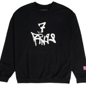 Ariana Grande  7 Rings Tag Thank U, Next Crewneck Size XL